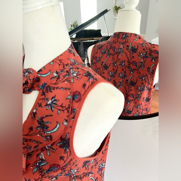 Shift Dress with Neck Tie - Sz Small - Picture 4 of 4